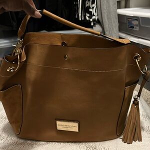 cognac color purse